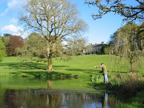 Fishing for trout on the lakes at Ballyvolane