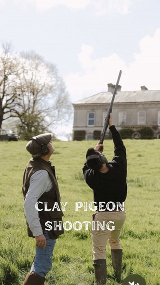 Clay pigeon shooting