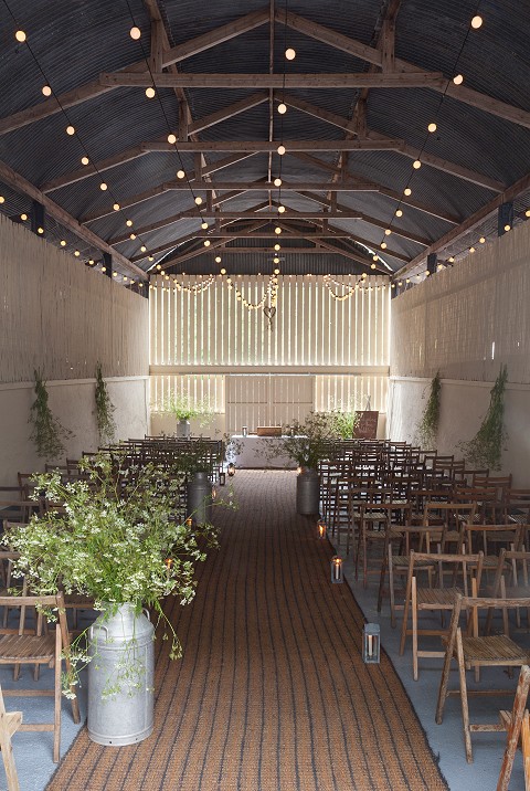 Civil ceremonies in the hay shed