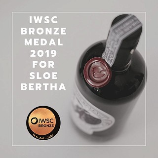 Bertha's Revenge Sloe Gin wins IWSC Bronze Medal