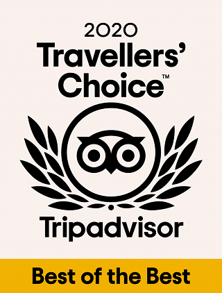 TripAdvisor Travellers' Choice Best of the Best Award 2020